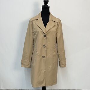 Michael Kors Women's Tan Raincoat Trench, size Medium